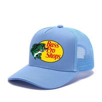 Bassproshops Spausdinta medvilninė vasarinė lauko žvejybos apsaugos nuo saulės beisbolo kepuraitė Kvėpuojanti Patogi Unisex