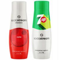 SODASTREAM Set of Concentrates for Saturator 2x COLA Syrup + 7UP