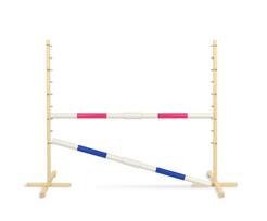 Šuolio kliūtis Hobby Horse 160cm, a-120 cm, dvi kartys - rožinė ir mėlyna