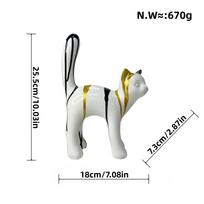 New Adorable Cat Ornaments Resin Best Porch Wine Cabinet Crafts Modern Minimalist Home Living Room Decorations Durable