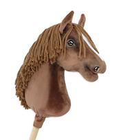 Hobby Horse Large Premium Stick Horse - Dark Chestnut A3