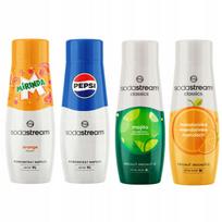SODASTREAM Mirinda + Pepsi + Mojito + Mandarin syrups 4 pcs.