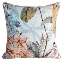 Dekoratyvinės pagalvėlės užvalkalas Premium Arleta, rožinė sp./smėlio sp./žalia sp., 60 cm x 60 cm