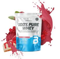 "100% Pure Whey" Proteininis kokteilis ‘BioTech USA’ (1000g) - raspberry-cheesecake
