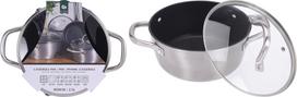 Puodas Excellent Houseware, 20 cm, 2.5 l, sidabro sp.