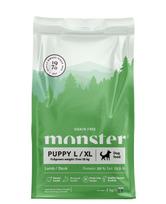 Monster Puppy All Breed begrūdis sausas maistas jauniems šuniukams su ėriena ir antiena L/XL