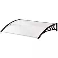 Lauko durų stogelis polikarbonatinis su apsauga nuo UV spindulių 90x150cm
