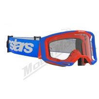 ALPINESTARS Vision 8 Wordmark akiniai (skaitdrus stikliukas) mėlyni / raudoni