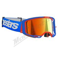 ALPINESTARS Vision 8 Wordmark akiniai (veidrodinis stikliukas) mėlyni