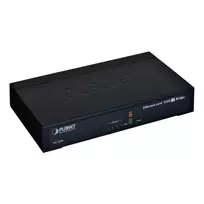 Planet VC-234 tinklo komutatorius Valdomas Fast Ethernet (10/100) Juoda 1U