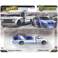 PRE-ORDER Hot Wheels Premium Team Transport Modeliukas Volkswagen Corrado VR6 + Retro Rig