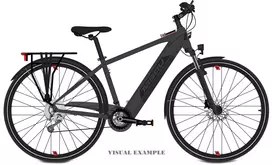Elektrinis dviratis Tabou Kinetic UP ECO anthracite-red-18"