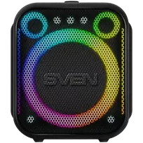 SVEN PS-880, black, power output 110W (RMS), TWS, Bluetooth, FM, USB, microSD, LED-display, lithium battery