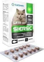Eurowet Wita-Vet Coat - supplements for cats - 60 tablets