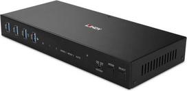 Lindy 2 Port Dual Head HDMI 4K60, USB 3.0 KVM Switch