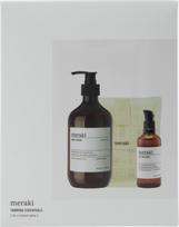 Meraki - Gift Box with Self Tan Drops, Bath Mitt, Body Lotion - White - 140g, 100ml, 490ml