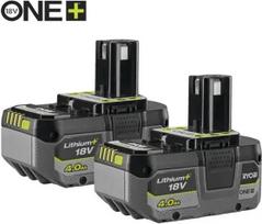 Ryobi 201805 RYOBI 2 akumulatory 4.0Ah Lithium+ 18V ONE+ RB1840X2