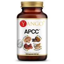 YANGO APCC - reiši grybai, kordicepsas, šitake grybai, čaga - 100 kapsulių