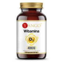 YANGO Vitaminas D3 4000 TV - 90 kapsulių