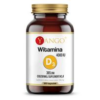 YANGO Vitaminas D3 4000 TV 365 dienoms (365 kapsulės)