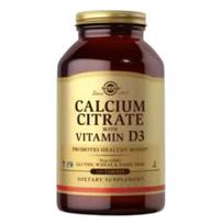 SOLGAR kalcio citratas su vitaminu D3 - 120 tablečių