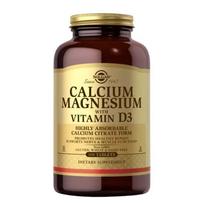 SOLGAR kalcio ir magnio tablečių rinkinys su vitaminu D3 – kalcis, magnis ir vitaminas D3 - 300 tablečių