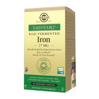 SOLGAR Earth Source® Koji fermentuotas geležis 27 mg - 30 kapsulių