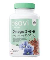 OSAVI Omega 3-6-9 linų sėmenų aliejus 1000 mg - 60 kapsulių