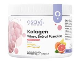 OSAVI Kolagenas plaukams, odai ir nagams, citrinų ir greipfrutų skonio - 150 g