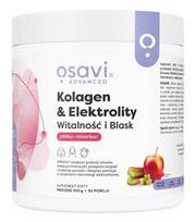 OSAVI kolagenas ir elektrolitai Gyvybingumas ir spindesys, obuolių ir rabarbarų skonio - 300 g