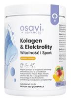 OSAVI kolagenas ir elektrolitai, gyvybingumas ir sportas, ananasų ir mango - 390 g