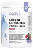 OSAVI Kolagenas ir elektrolitai Gyvybingumas ir sportiškumas, miško uogos - 390 g