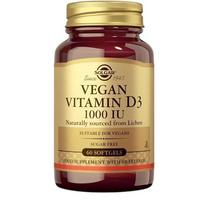 SOLGAR veganiškas vitaminas D3 - 60 kapsulių