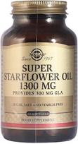 SOLGAR Super Starflower Oil 1300 mg - agurklių aliejus - 60 kapsulių