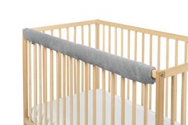 Kūdikio / vaiko Lovytės apsauga 116 cm "UP Velvet grey" 
