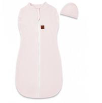 Vystyklas kokonas kūdikiui Teddy interlock super soft pale rose