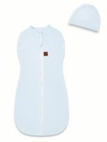 Vystyklas kokonas kūdikiui Teddy interlock super soft blue