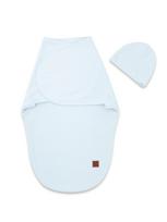Vystyklas kokonas kūdikiui LEO baby blue interlock soft 