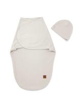 Vystyklas kokonas kūdikiui LEO beige interlock soft 