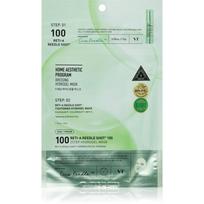 VT Cosmetics Cica Reti-A Reedle Shot 100 2Step Hydrogel Mask intensyvaus poveikio hidrogelio kaukė odą glotninančio ir poras sutraukiančio poveikio 34.5 g