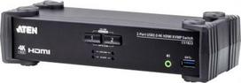 Aten | 2-Port USB 3.0 4K HDMI KVMP Switch with Audio Mixer Mode | CS1822 CS1822-AT-G | 4719264649417