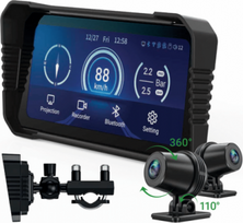 Navitel Dual dash Cam and Smart Moto device (Carplay, Android Auto) | Dual dash Cam and Smart Moto device (Carplay, Android Auto) | Wi-Fi MS850 DUAL | 8594181746076