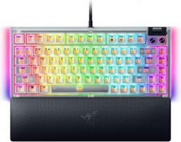 Razer Hot-swappable Mechanical Gaming Keyboard | BlackWidow V4 75% | Gaming Keyboard | Wired | US | Razer Mechanical Switches (Tactile) | Phantom White Edition RZ03-05003500-R3M1 | 8887910073834