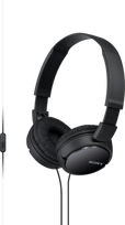 SONY MDR-ZX110APB on-ear 3.5mm black headset function