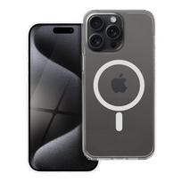 Dėklas skirtas iPhone 15 PRO MAX Forcell F-Protect Clear Hybrid Premium suderinamas su Magsafe skaidrus