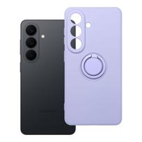 SILIKONO ŽIEDAS dėklas SAMSUNG S26 violetinės spalvos