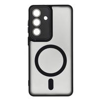 VARIETE MAG COVER Dėklas telefonui, suderinamas su MagSafe, skirtas SAMSUNG S26 Edge juodas