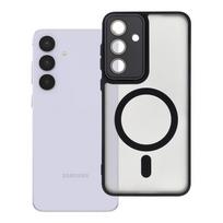 VARIETE MAG COVER Dėklas telefonui, suderinamas su MagSafe, skirtas SAMSUNG S25 FE juodas