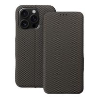 FOLIO Side Magnet dėklas telefonui (m) skirtas IPHONE 16 PRO MAX - rudas