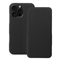 FOLIO šoninis magnetinis knygos tipo dėklas, skirtas IPHONE 16 PRO MAX, juodas
